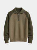 Pull Zippé Raglan - Cross & Crown